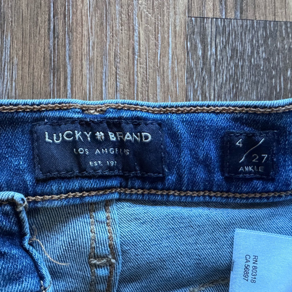Lucky Brand high rise skinny ankle - Picture 2 of 5